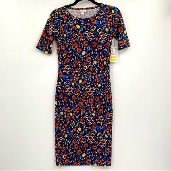 NWT LuLaRoe Julia Bodycon Dress Size XXS - Picture 6 of 7